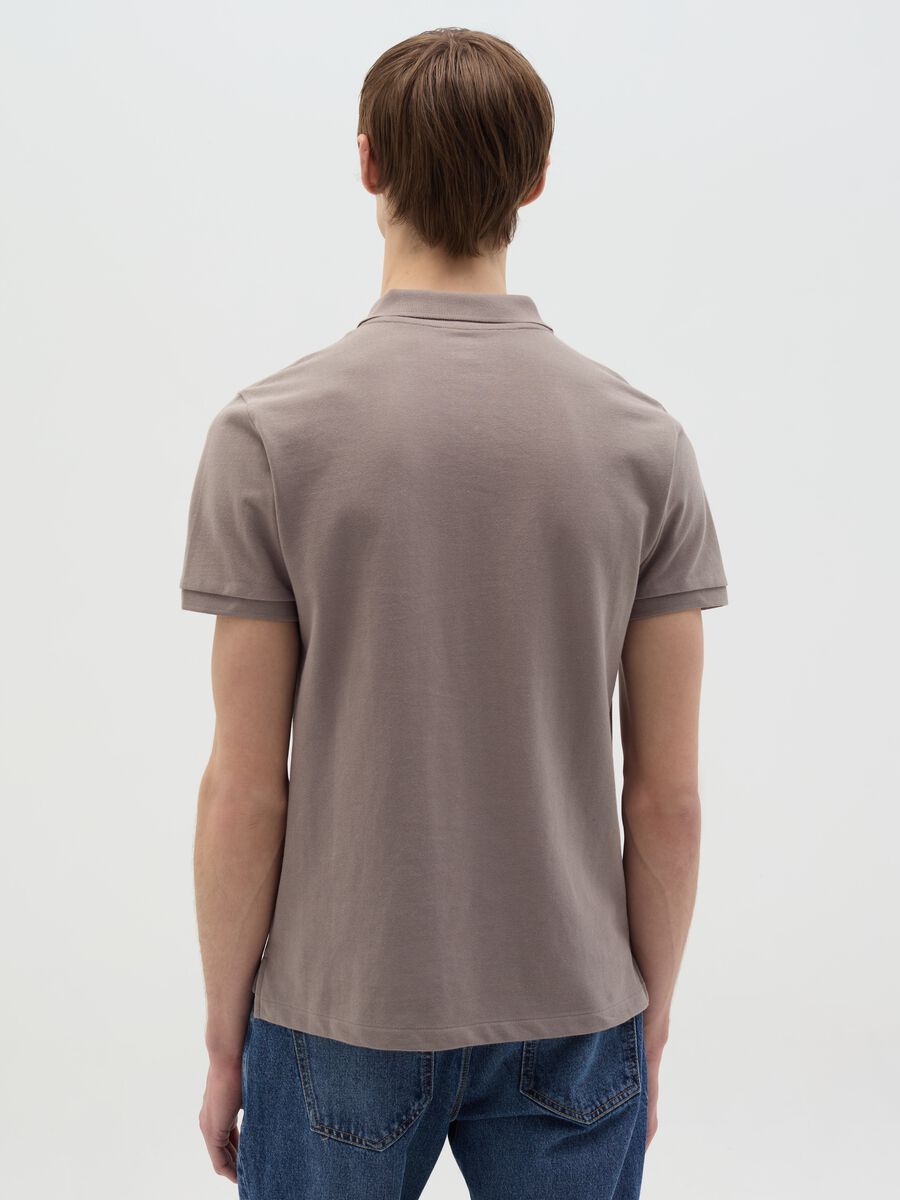 Polo shirt in organic cotton piquet_3