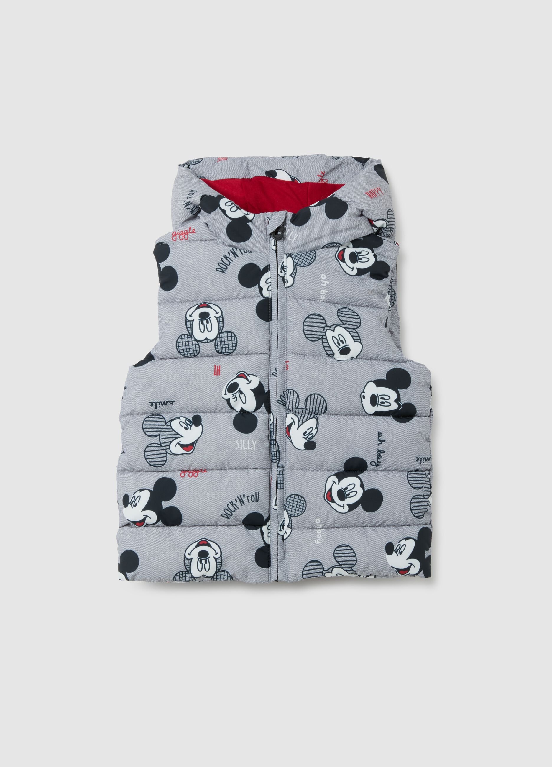 Regular fit multicolour fabric children's gilet