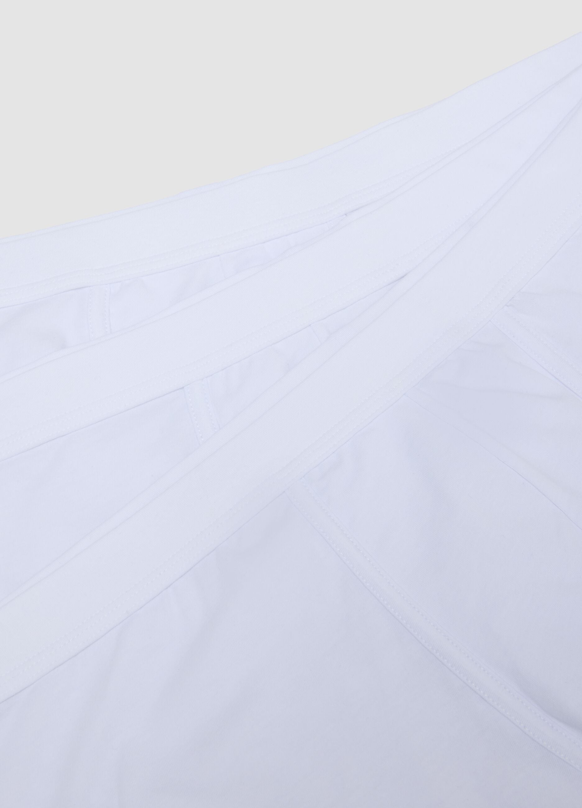 3-pack of white stretch extra-fine cotton boxer shorts
