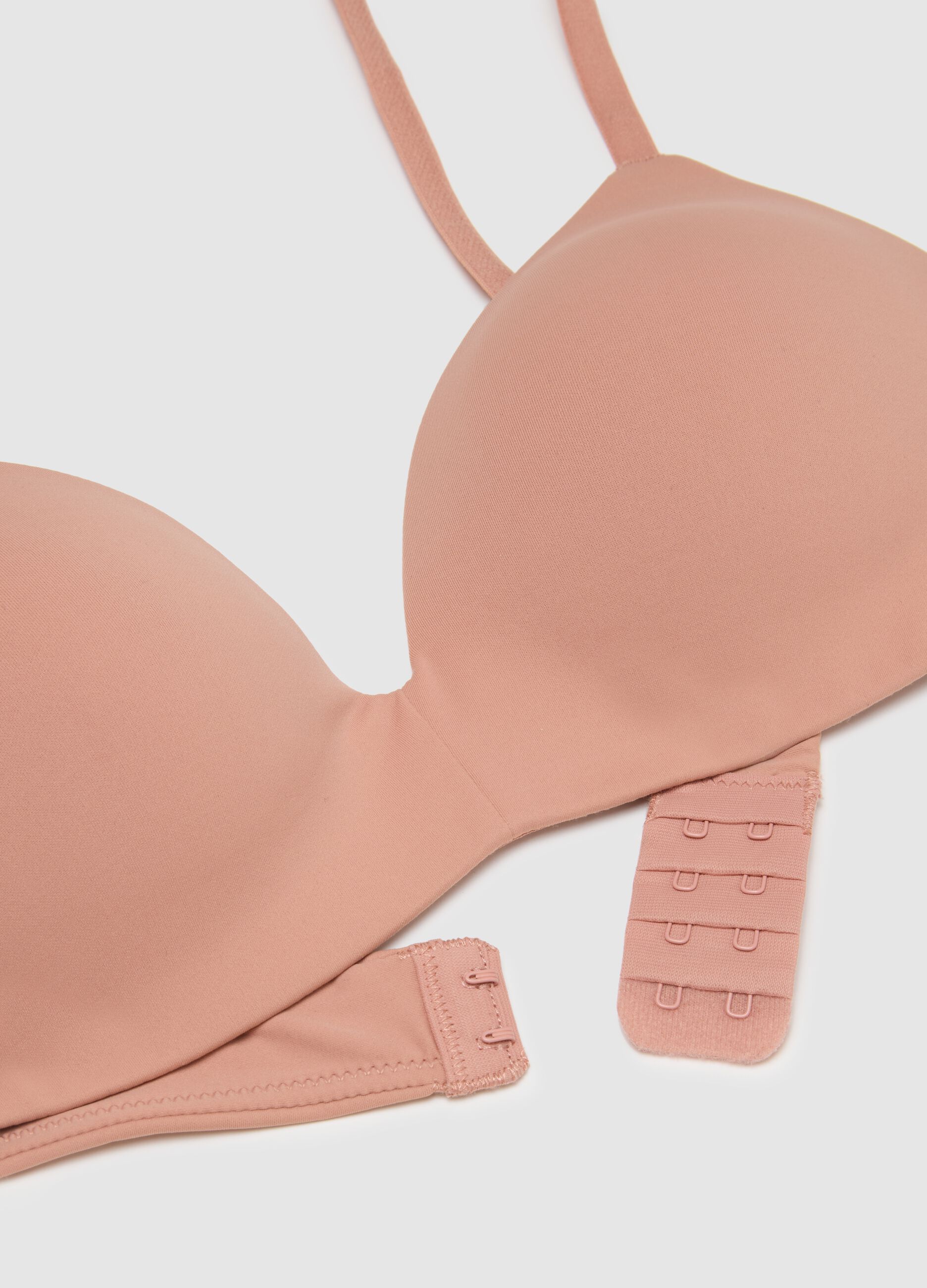 Pink Stretch Blend Bra