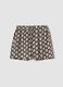 Multicolour pure viscose shorts_4