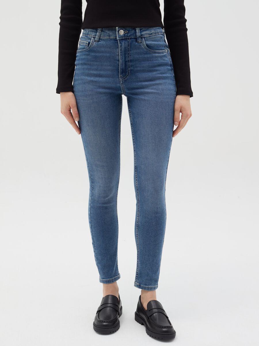 Skinny-fit high-rise jeans_1