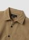 Beige pure cotton poplin shirt with oversized fit_1