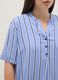Multicolour stripe pure viscose shirt, regular fit with buttons_3