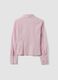 Pink striped slim-fit stretch cotton shirt_5