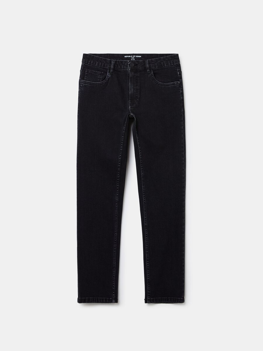 Jeans slim fit cinque tasche_4
