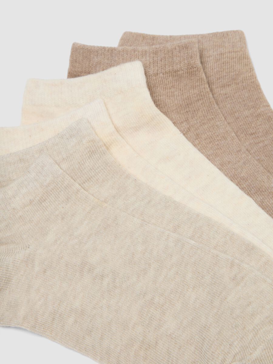 Seven-pack of organic cotton blend ankle socks_2
