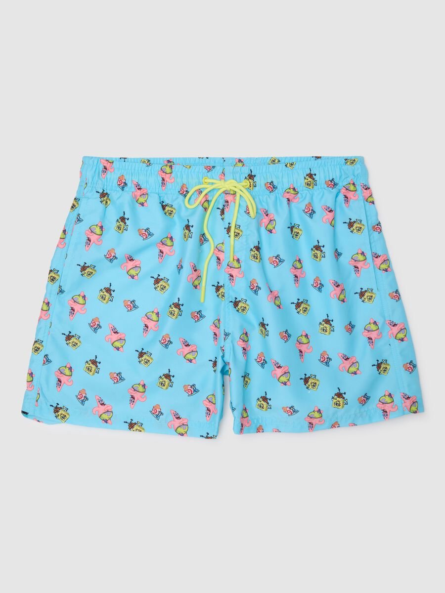Men's Shorts in Multicolour Fabric_0