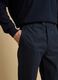 Blue regular-fit stretch cotton twill chino trousers_3