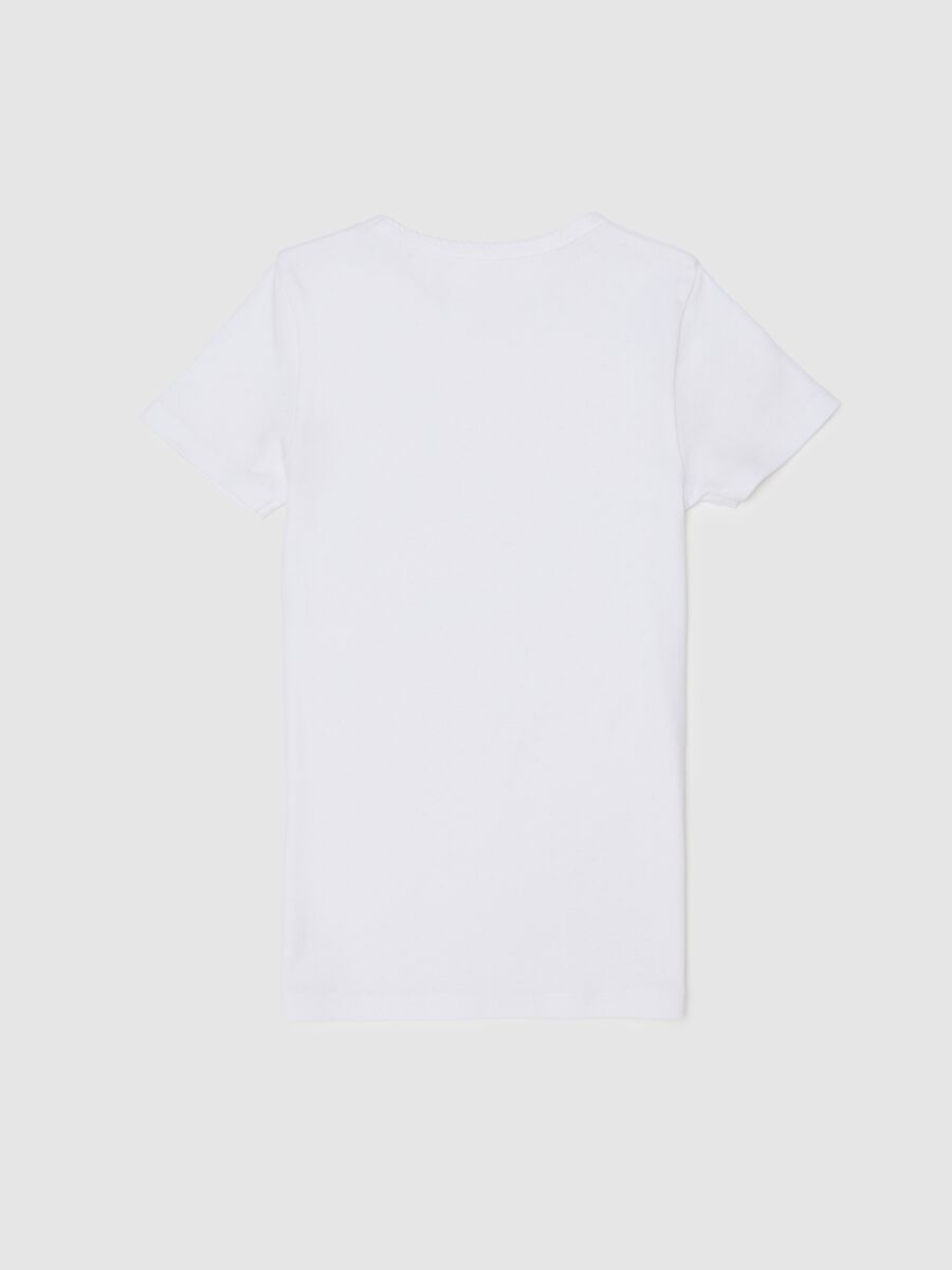 White Short-Sleeve Cotton T-shirt_1