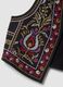 Black pure cotton gilet with embroidery_5
