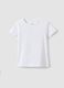 Girls&rsquo; white stretch cotton T-shirt, regular fit_0