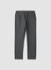 Grey slim-fit stretch viscose twill chino trousers_2