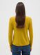 Yellow crew neck fitted jumper_2
