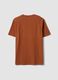 Brown regular-fit T-shirt in pure organic cotton jersey_6