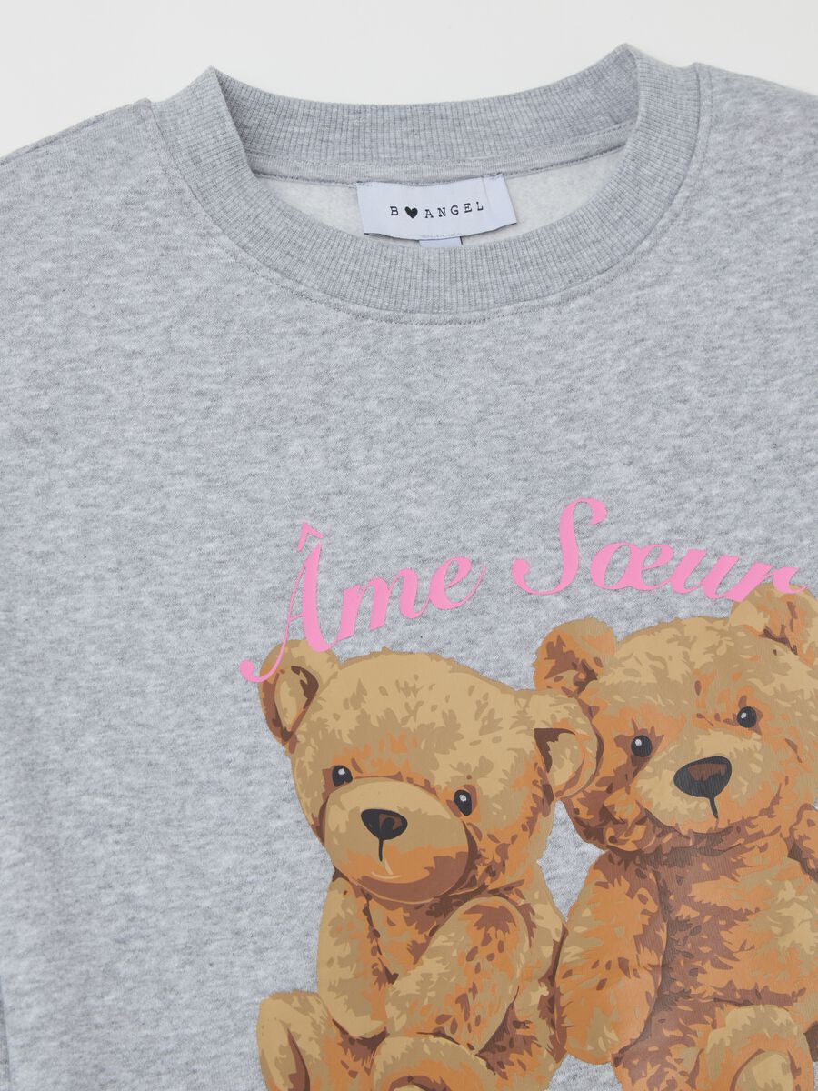 Round neck sweatshirt with print_5