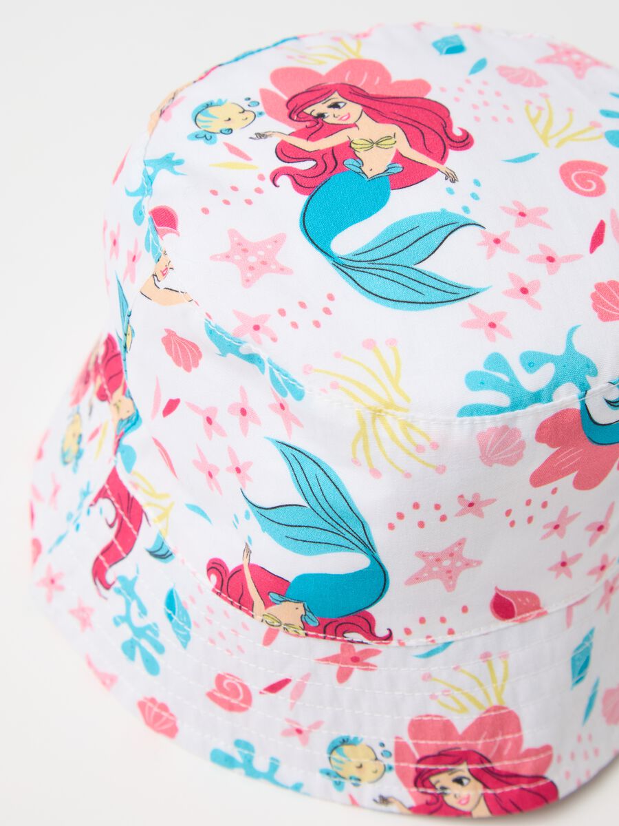 Bucket hat with The Little Mermaid print in cotton_1