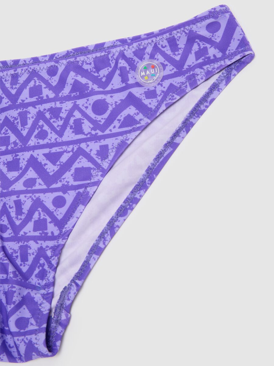Bikini da ragazze in misto elasticizzato viola_3