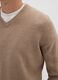 Beige V-Neck Sweater_3