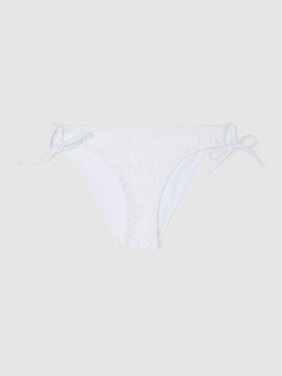 White Elastic Women's Bikini_5