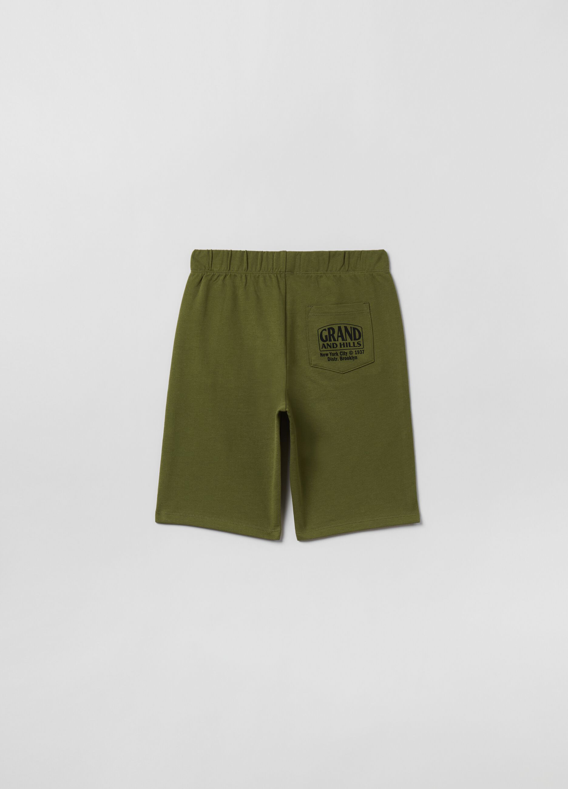Shorts in felpa con stampa Grand&Hills_1