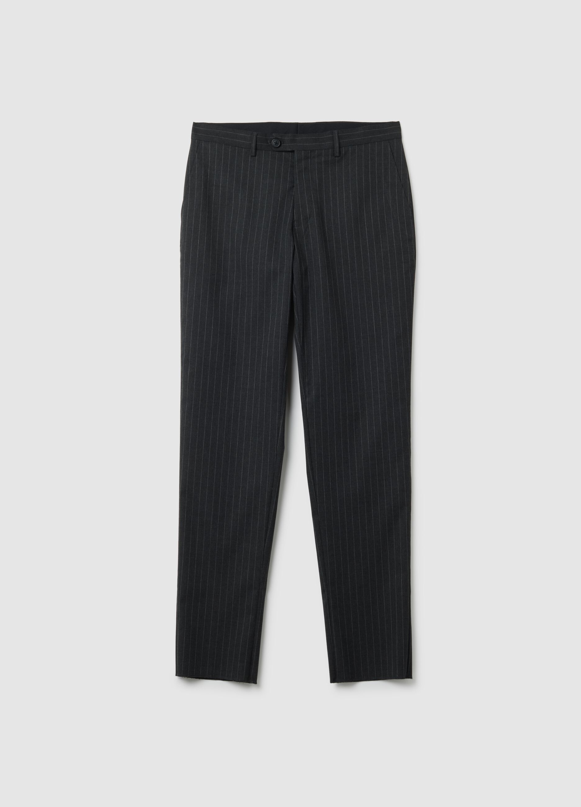 Black Stretch Fabric Suit