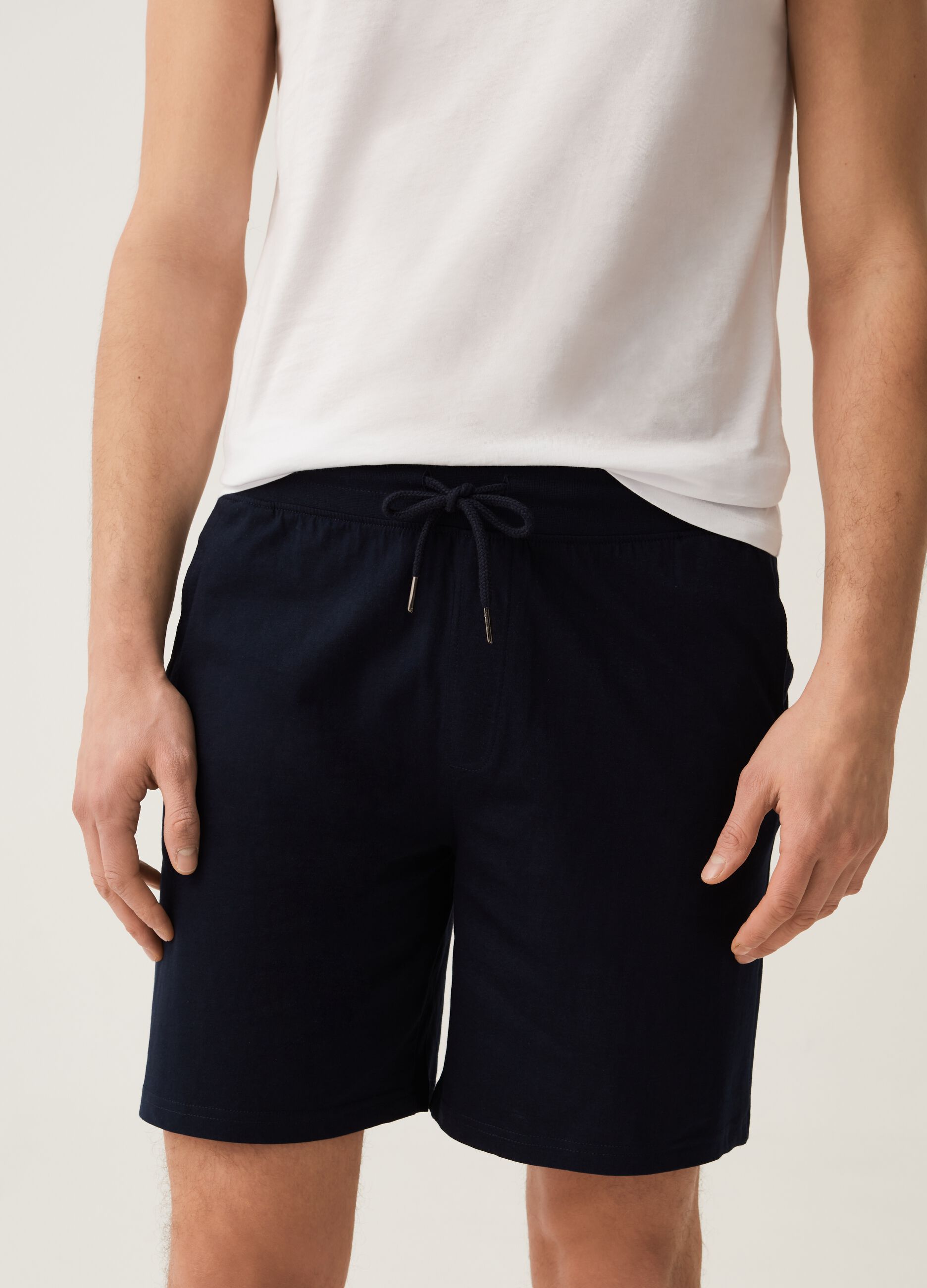 Shorts pigiama con coulisse_1