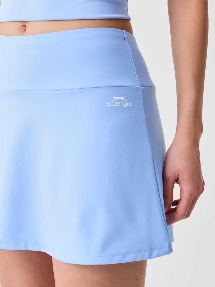 SLAZENGER light blue sports skirt in stretch fabric_2