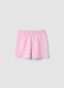 Girls&rsquo; pink pure cotton regular-fit shorts_1