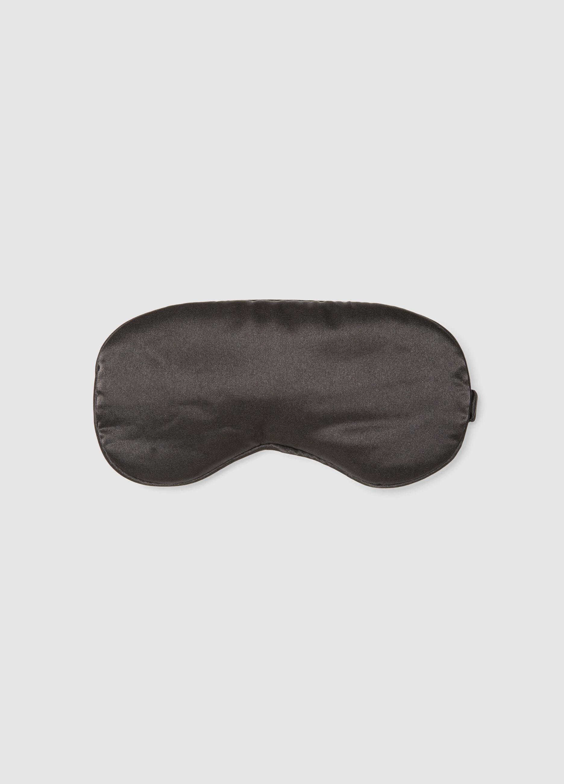 SINCERELY HAIR Black satin sleep mask