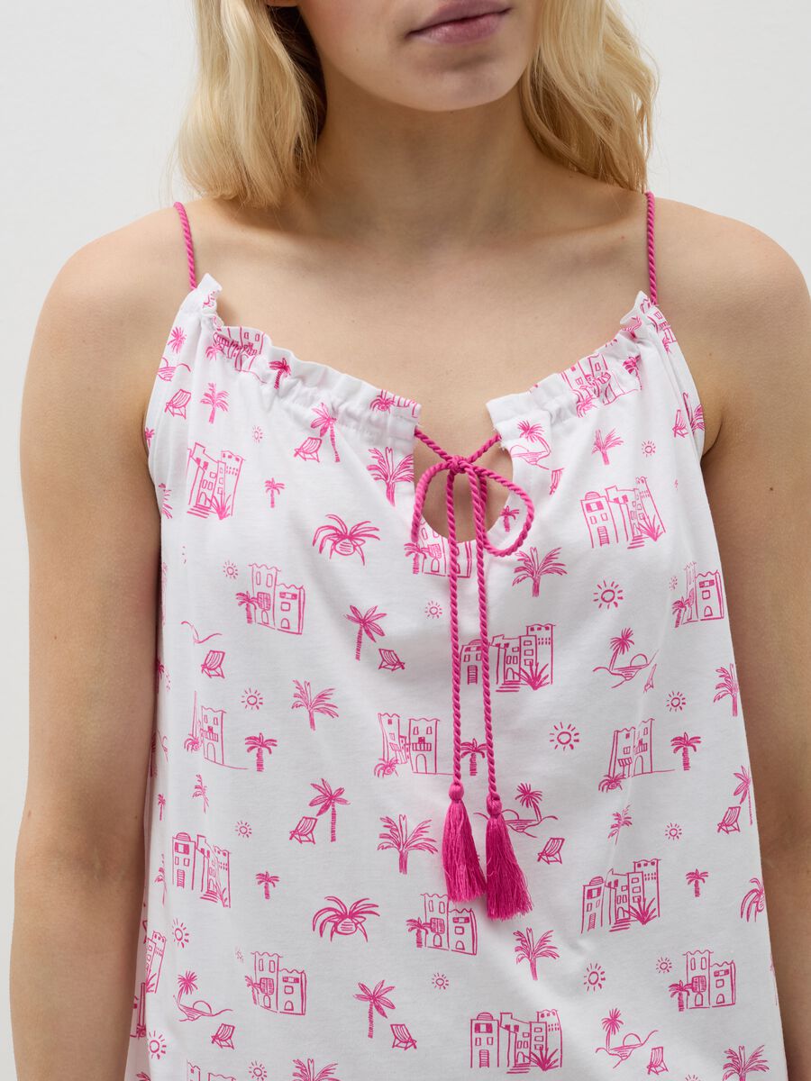 Nightdress with Summer Vibes print_1
