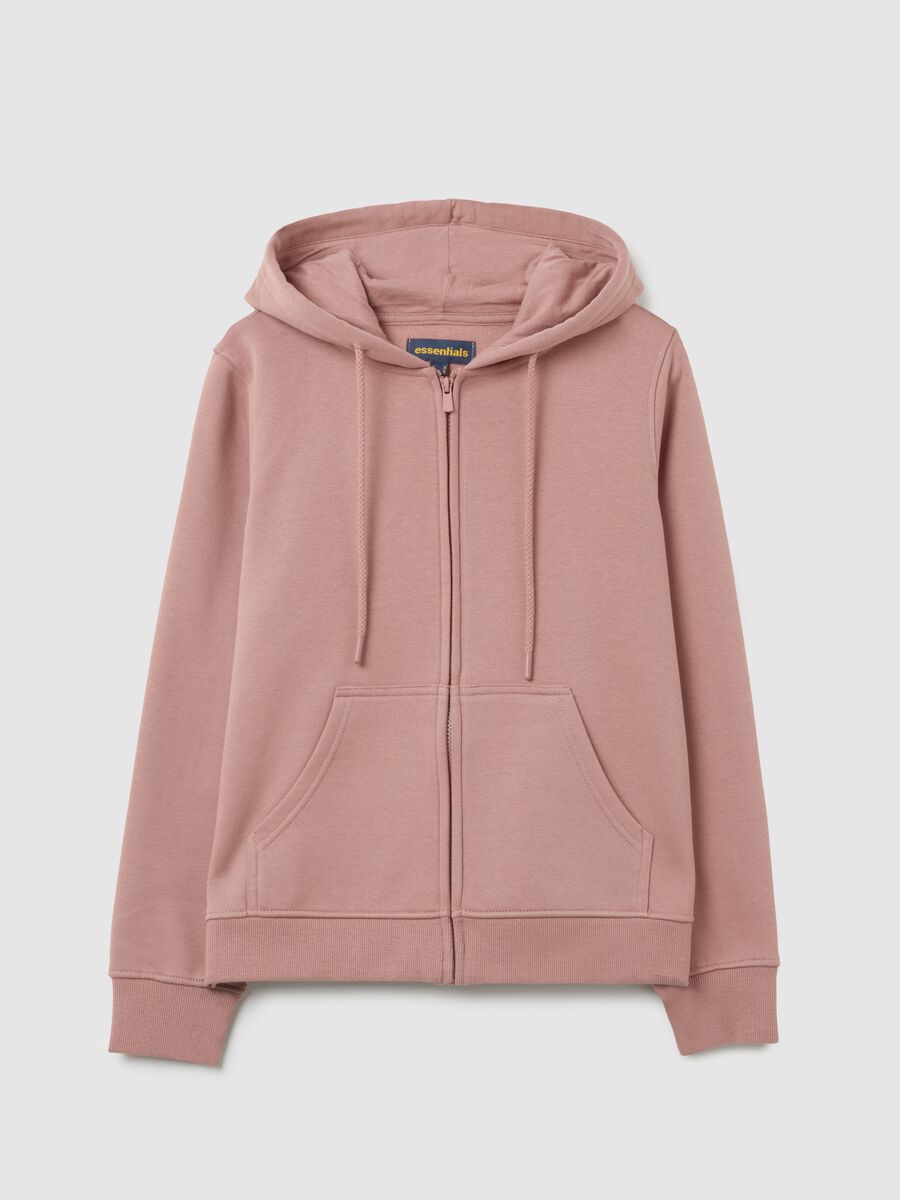Pink Regular Fit Cotton Mix Sweatshirt_4