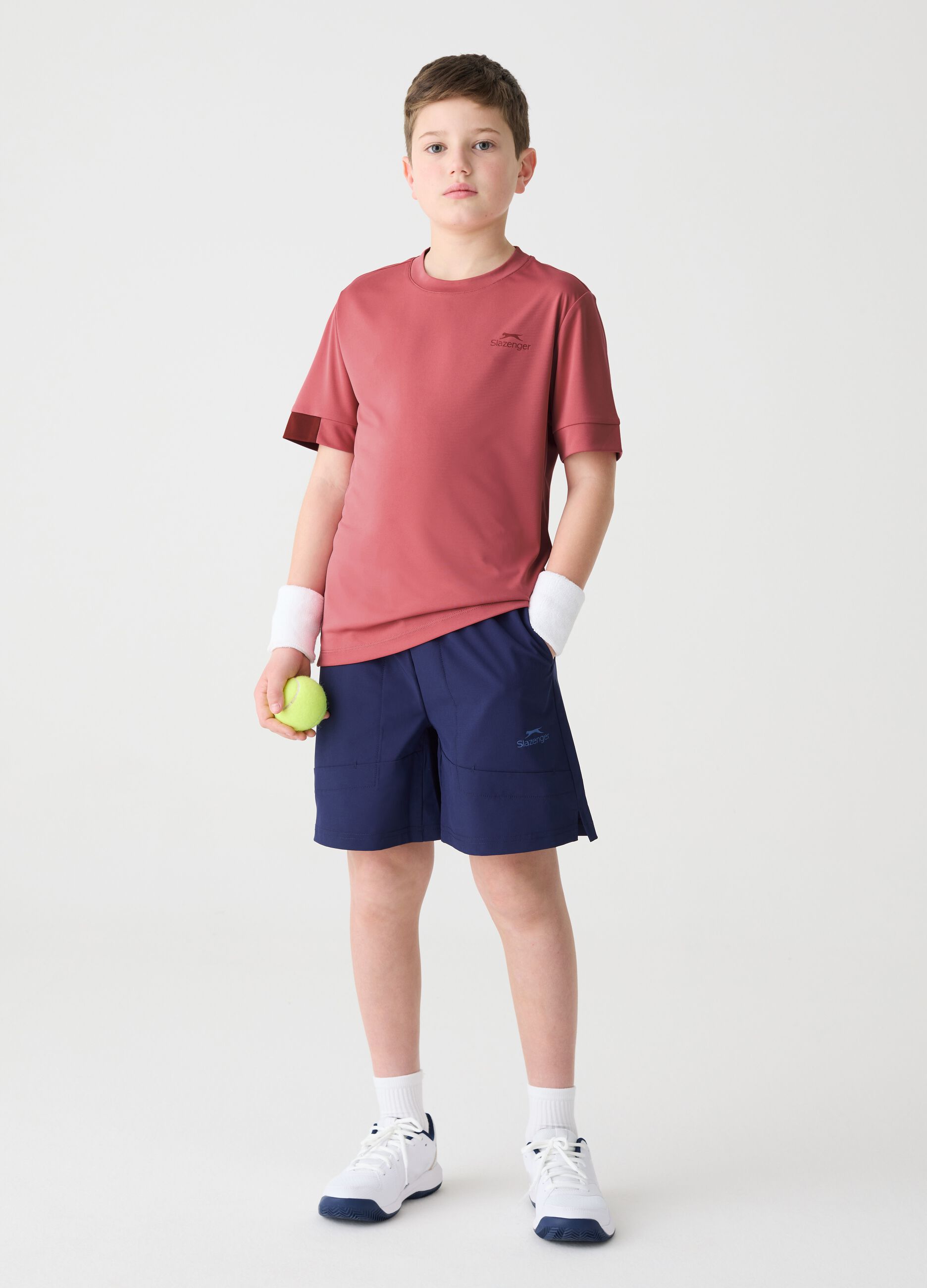 SLAZENGER Bermuda shorts in technical fabric