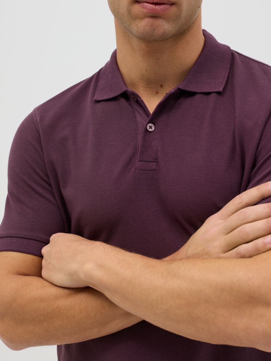 100% cotton piqué polo shirt_2