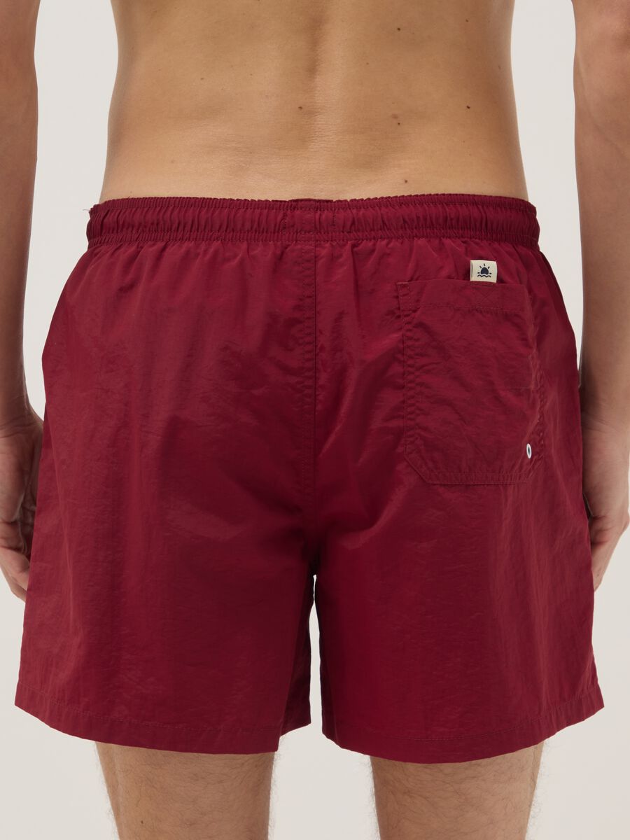 Boxer da mare rossi regular fit con coulisse_2