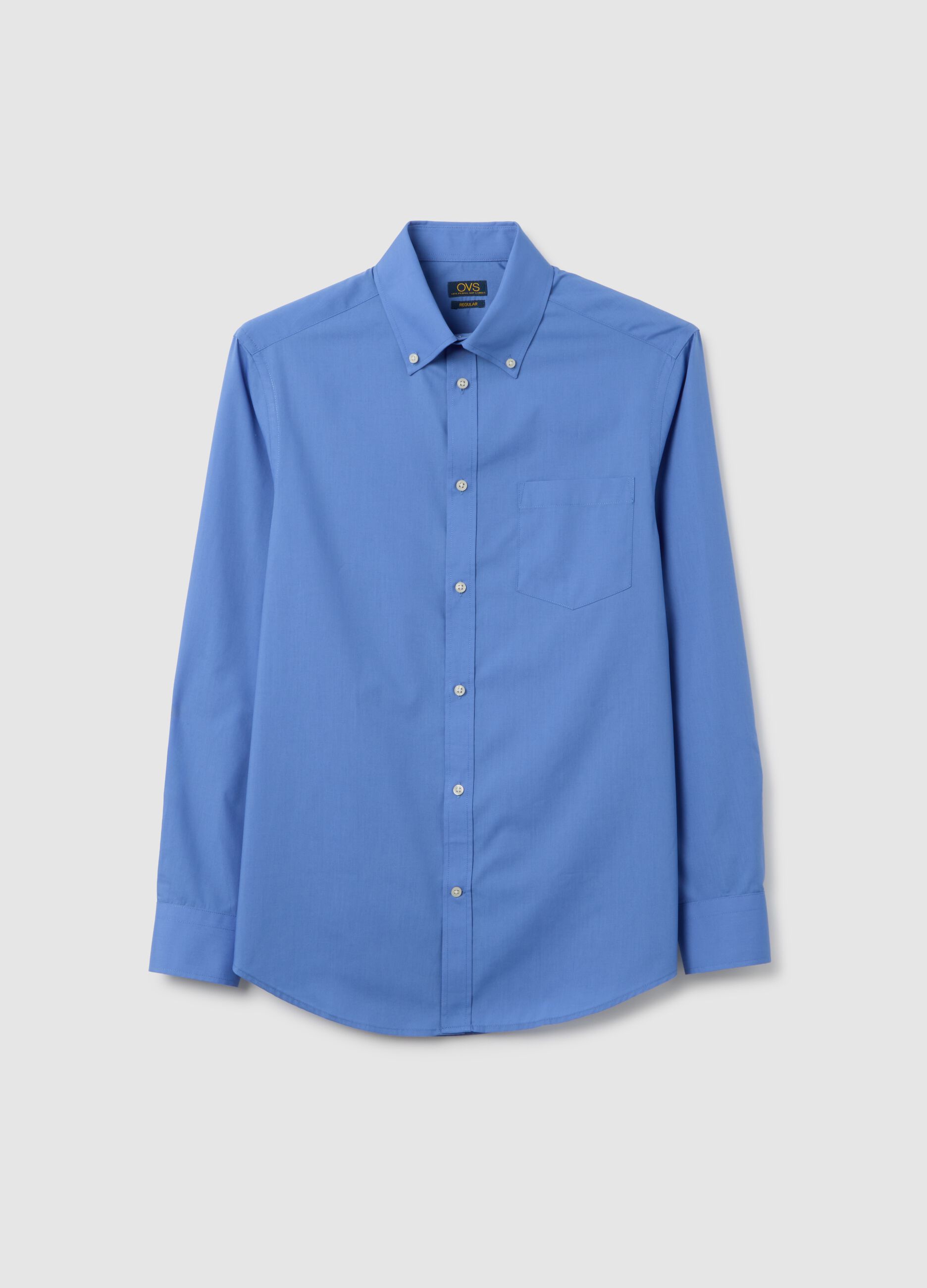 Camicia blu regular fit