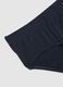 Blue cotton briefs regular fit_5