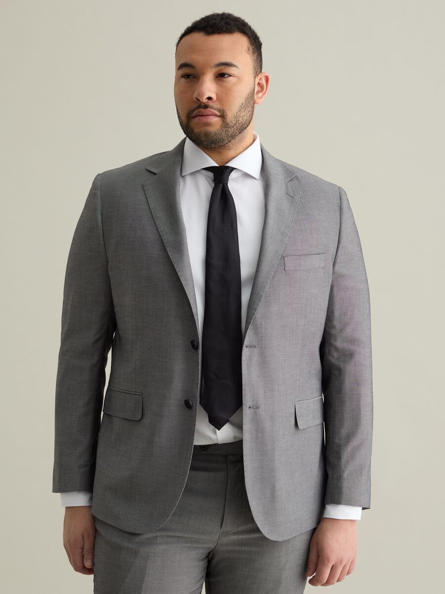Regular-fit blazer in viscose blend_0