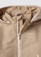 Beige regular fit hooded jacket for boys_2