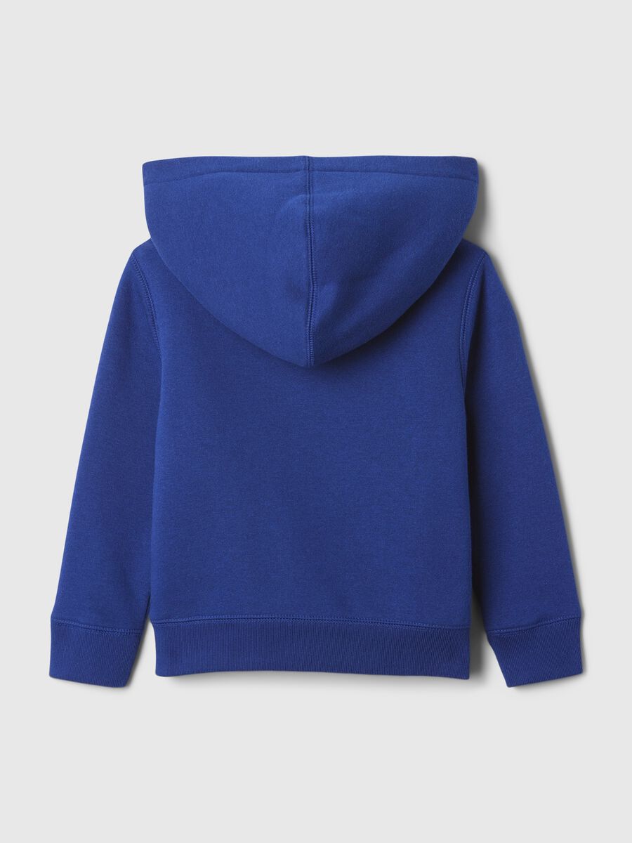 Full-zip sweatshirt and hood with sherpa lining_1