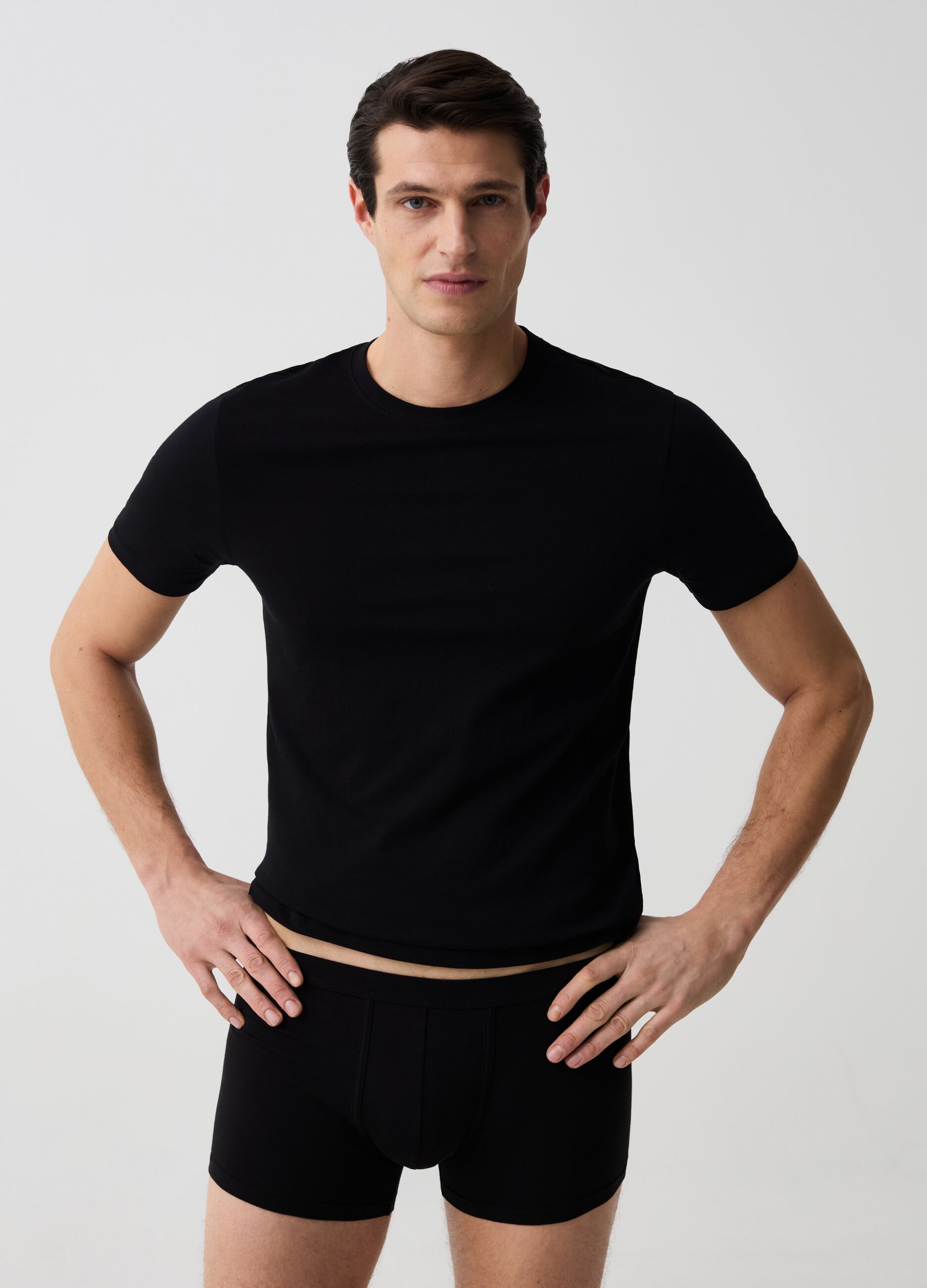 Ovs Bipack boxer in cotone Supima stretch