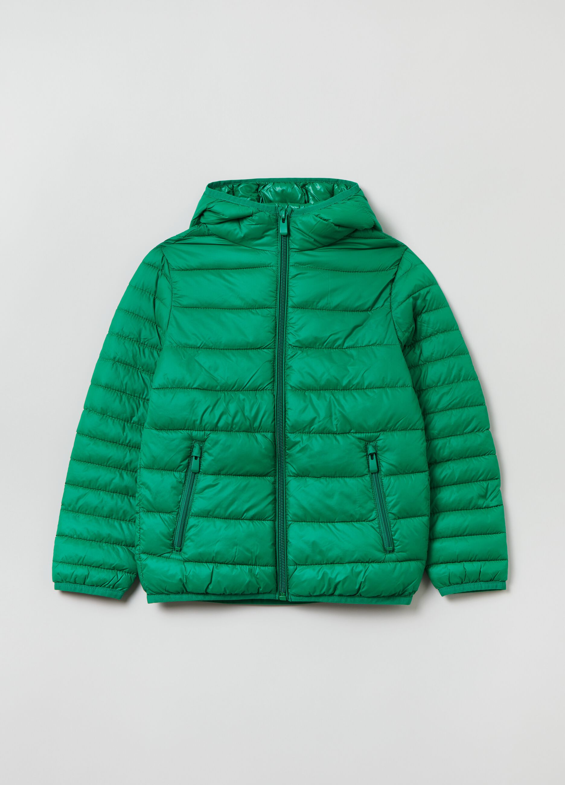 Piumino ultralight con cappuccio