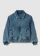 Boy's Denim Regular Fit Bomber Jacket_3
