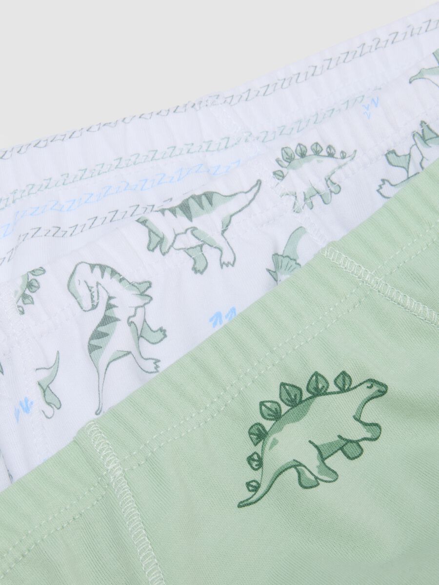Tripack slip da bambino in puro cotone multicolor regular fit_2