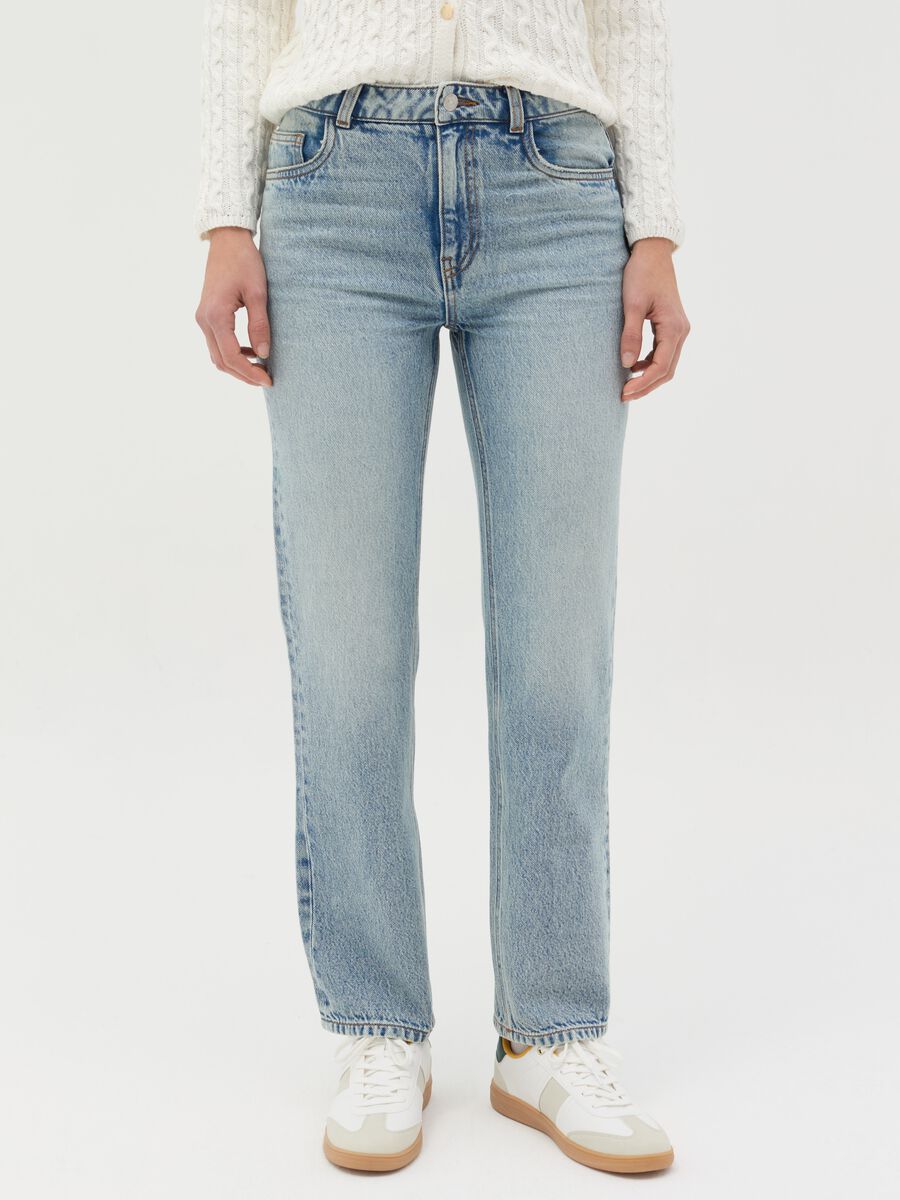 Five-pocket,straight-fit jeans_1