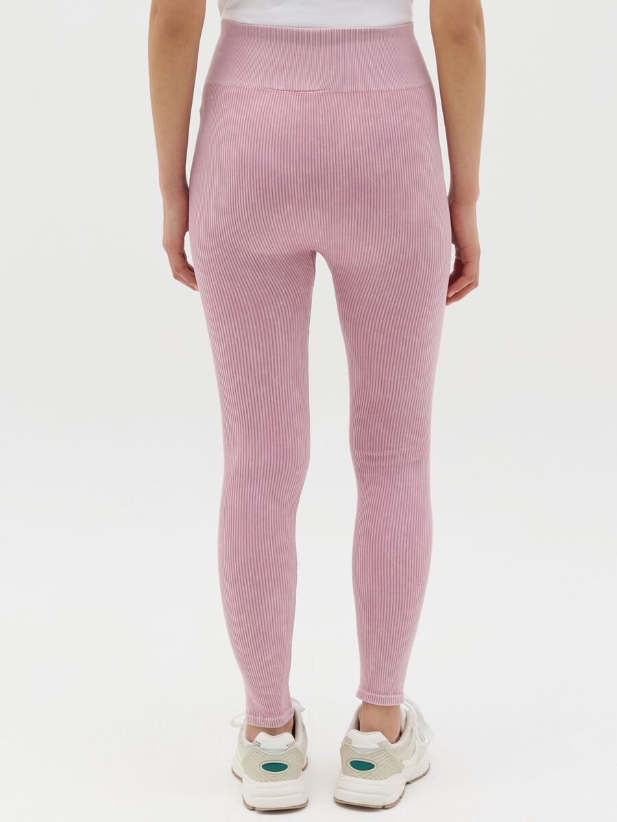 Stretch ribbed leggings_3