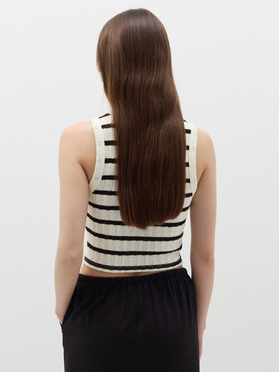 Striped crochet tank top_3