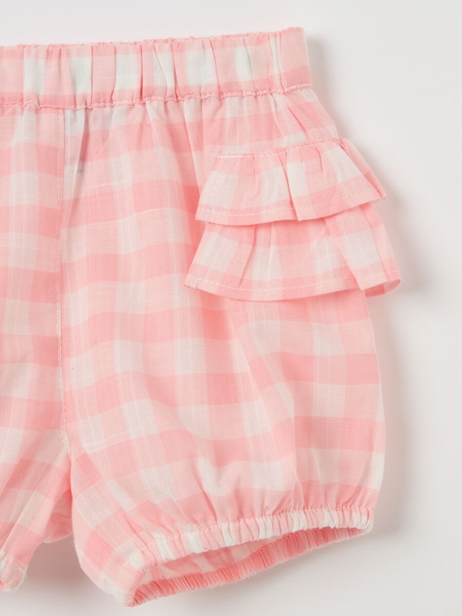 Cotton set with check print_2