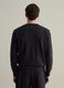 Sweatshirt with round neck and V detail_2