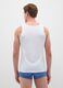 Men's Triple Pack White Cotton Vests Regular Fit_3